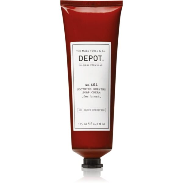 DEPOT 400 SHAVE SPECIFICS O. 404 SOOTHING SHAVING SOAP CREAM .for brush. crema calmanta pentru ras for brush 125 ml-ro