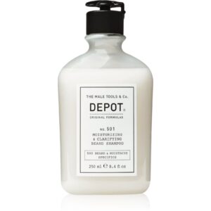 DEPOT 500 BEARD & MOUSTACHE SPECIFICS NO. 501 MOISTURIZING & CLARIFYING BEARD SHAMPOO sampon hidratant pentru barbă 250 ml-ro