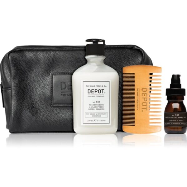 DEPOT COSMETICS SETS Specific Beard Treatment Set set cadou pentru barbati-ro