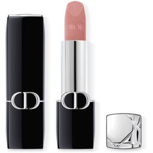DIOR Rouge Dior ruj cu persistenta indelungata reincarcabil culoare 220 Beige Couture Velvet 3