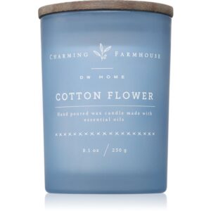 DW Home Charming Farmhouse Cotton Flower lumânare parfumată 230 g-ro
