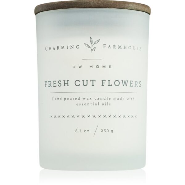 DW Home Charming Farmhouse Fresh Cut Flowers lumânare parfumată 230 g-ro