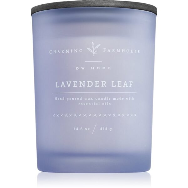 DW Home Charming Farmhouse Lavender Leaf lumânare parfumată 414 g-ro