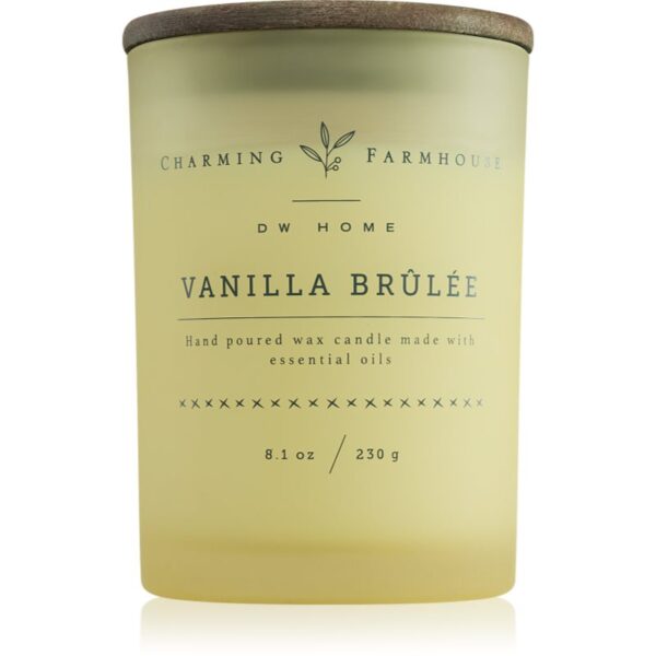 DW Home Charming Farmhouse Vanilla Brûlée lumânare parfumată 230 g-ro