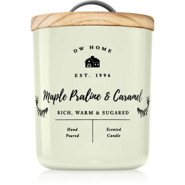 DW Home Farmhouse Maple Praline & Caramel lumânare parfumată 255 g-Țena