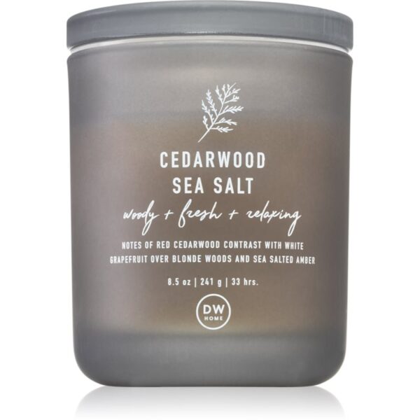 DW Home Prime Cedarwood Sea Salt lumânare parfumată 241 g-Țena