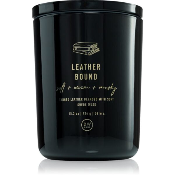 DW Home Prime Leather Bound lumânare parfumată 434 g-Țena