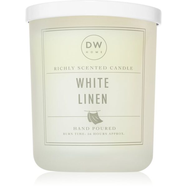 DW Home Signature White Linen lumânare parfumată 434 g-Țena