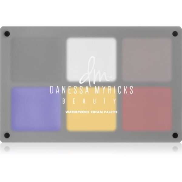Danessa Myricks Beauty Waterproof Cream Palette paleta pentru fata multifunctionala rezistent la apa culoare Primary 6x3 g-Țena