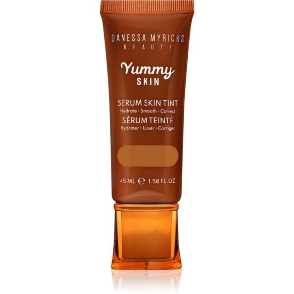 Danessa Myricks Beauty Yummy Skin Serum Skin Tint fond de ten hidratant si catifelant culoare 11 - Tan to Dark Skin with Neutral Olive Undertones 45 m-ro
