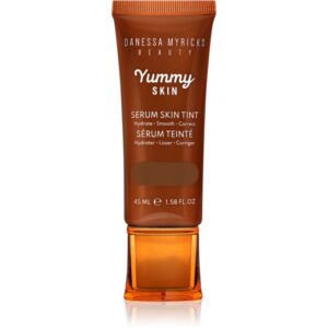 Danessa Myricks Beauty Yummy Skin Serum Skin Tint fond de ten hidratant si catifelant culoare 14 - Deep Skin with Warm Golden Undertones 100 ml-Țena