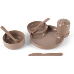 Dantoy Tiny Bio Dinner Giftset serviciu de masă pentru copii Mocca-ro