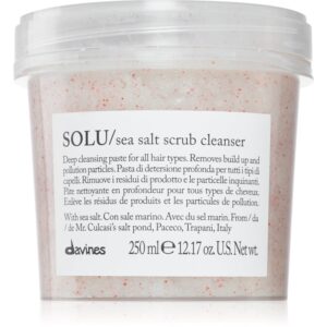Davines Essential Haircare SOLU Sea Salt Scrub Cleanser exfoliant de curățare pentru toate tipurile de păr 250 ml-Țena