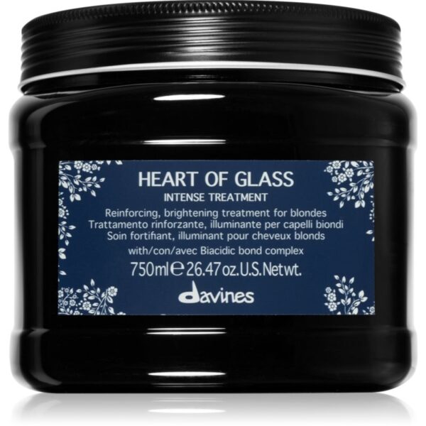 Davines Heart of Glass Intense Treatment tratament intensiv pentru par blond 750 ml-ro