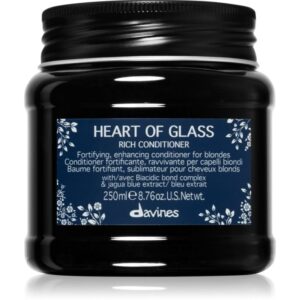 Davines Heart of Glass Rich Conditioner balsam pentru indreptare pentru par blond 250 ml-ro
