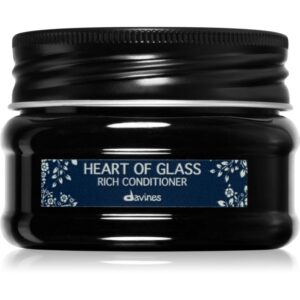 Davines Heart of Glass Rich Conditioner balsam pentru indreptare pentru par blond 90 ml-ro
