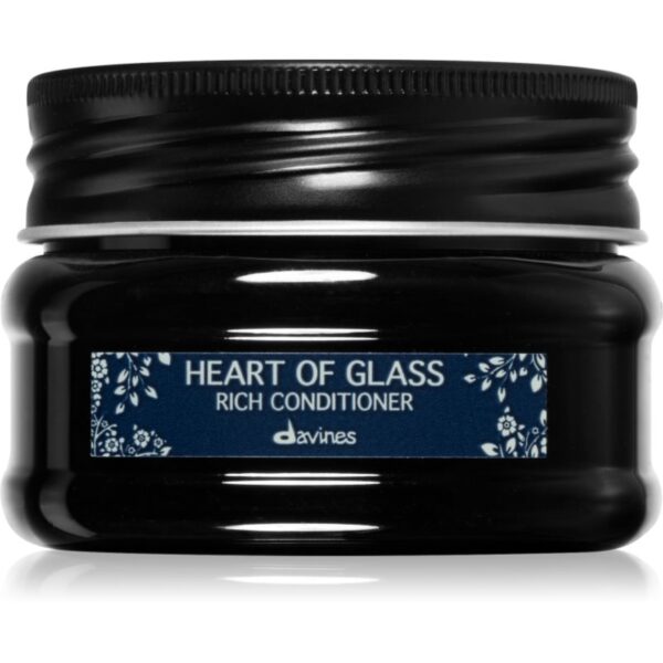 Davines Heart of Glass Rich Conditioner balsam pentru indreptare pentru par blond 90 ml-ro