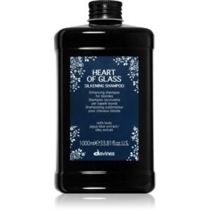 Davines Heart of Glass Silkening Shampoo sampon de curatare delicat pentru par blond 1000 ml-ro