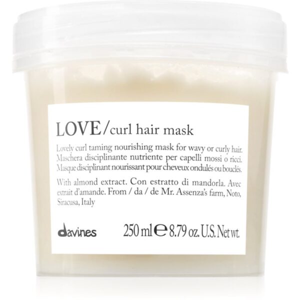 Davines Love Curl Hair Mask Masca intens hrănitoare pentru păr creț 250 ml-ro