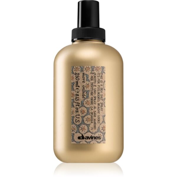 Davines More Inside Sea Salt Spray spray cu sare cu efect de plajă 250 ml-Țena
