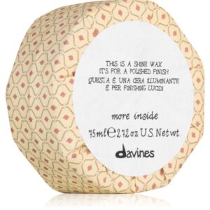 Davines More Inside Shine Wax ceara de par pentru un par stralucitor si catifelat 75 ml-Țena