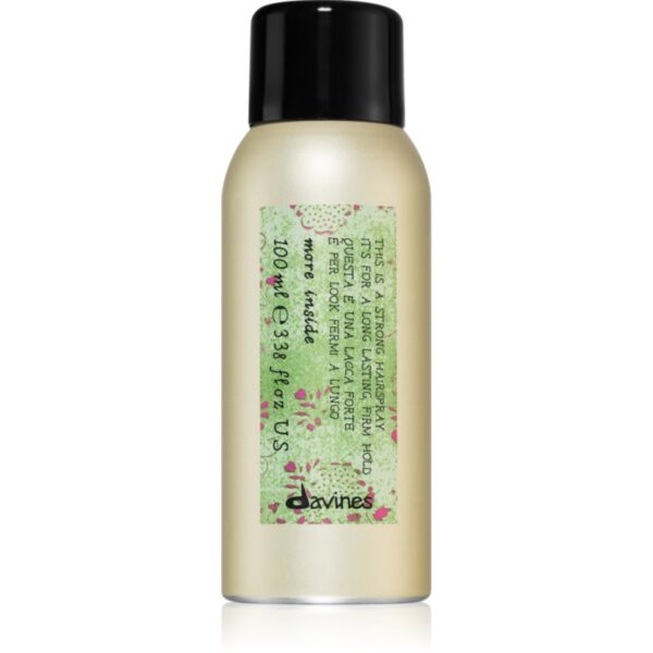 Davines More Inside Strong Hair Spray fixativ cu fixare puternică 100 ml-Țena