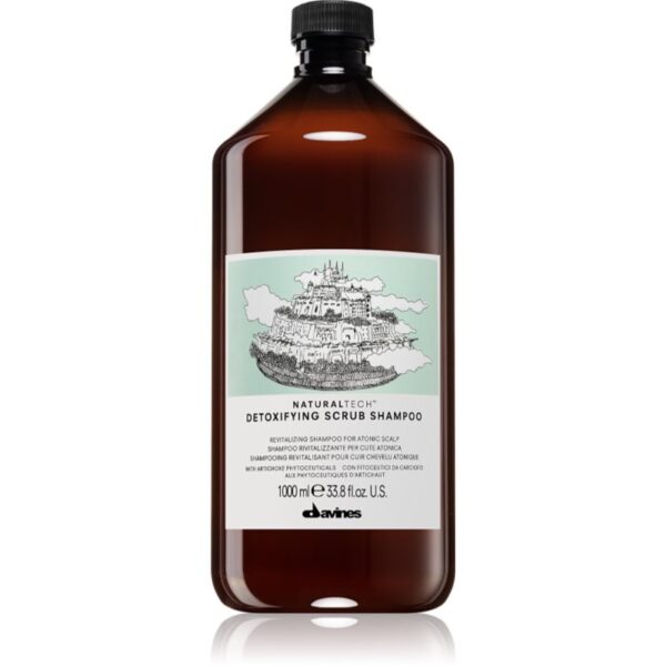 Davines Naturaltech Detexifying Scrub Shampoo Șampon pentru scalp sensibil și iritat 1000 ml-Țena