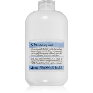 Davines SU Hair&Body Wash 2 in 1 gel de dus si sampon 500 ml-Țena