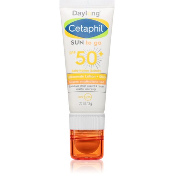 Daylong Cetaphil SUN To Go Liposomale Lotion + Stick baton cu protectie solara pentru piele sensibilă SPF 50+ 20 ml-ro