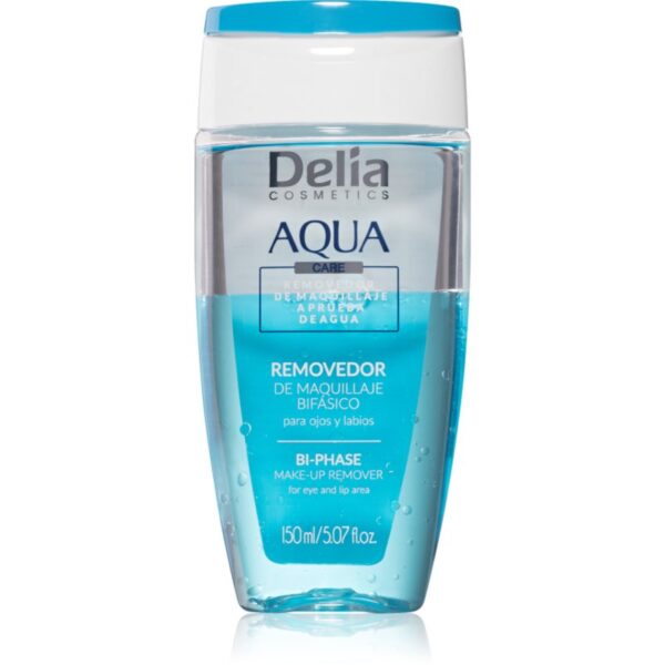 Delia Cosmetics Aqua demachiant in doua faze zona ochilor si a buzelor 150 ml-Țena