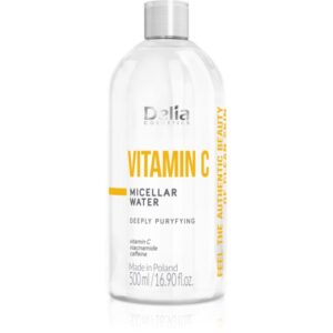 Delia Cosmetics Authentic Beauty Vitamin C apa pentru curatare cu particule micele cu vitamina C 500 ml-ro