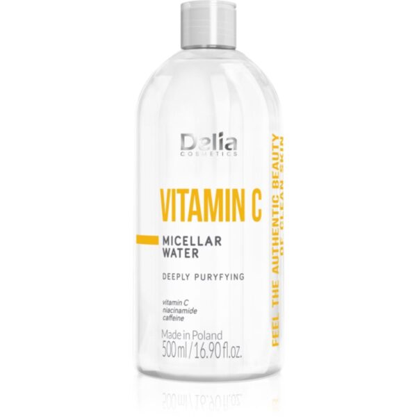 Delia Cosmetics Authentic Beauty Vitamin C apa pentru curatare cu particule micele cu vitamina C 500 ml-ro