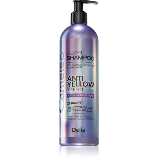 Delia Cosmetics Cameleo Anti-Yellow Effect șampon pentru neutralizarea tonurilor de galben pentru părul blond şi gri 500 ml-ro