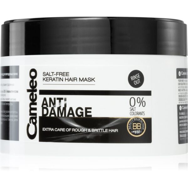 Delia Cosmetics Cameleo BB masca cu keratina pentru par deteriorat 200 ml-Țena