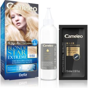 Delia Cosmetics Cameleo Blonde Star Extreme pudra decoloranta cu keratina 25 g-ro