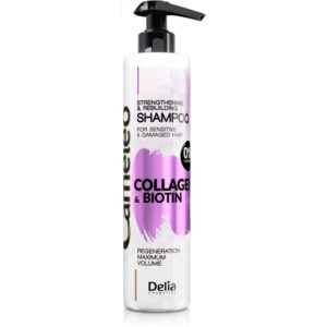 Delia Cosmetics Cameleo Collagen & Biotin sampon fortifiant pentru parul deteriorat si fragil 250 ml-ro