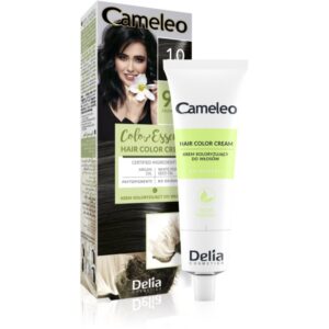 Delia Cosmetics Cameleo Color Essence culoare par in tub culoare 1.0 Black 75 g-Țena