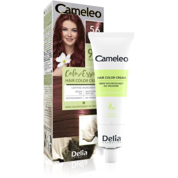 Delia Cosmetics Cameleo Color Essence culoare par in tub culoare 5.6 Mahogany Brown 75 g-Țena