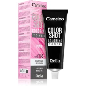 Delia Cosmetics Cameleo Color Shot toner color pentru păr culoare PINK 60 ml-Țena