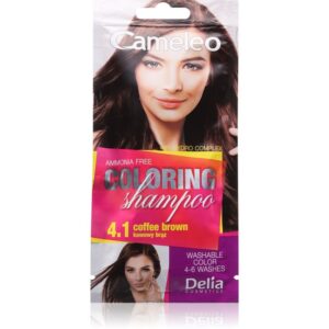 Delia Cosmetics Cameleo Coloring Shampoo șampon nuanțator pentru păr culoare 4.1 Coffee Brown 40 ml-ro