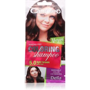 Delia Cosmetics Cameleo Coloring Shampoo șampon nuanțator pentru păr culoare 5.0 Light Brown 40 ml-Țena