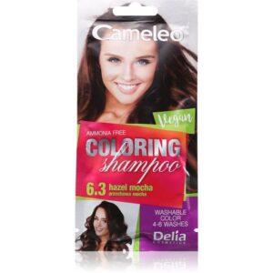 Delia Cosmetics Cameleo Coloring Shampoo șampon nuanțator pentru păr culoare 6.3 Hazel Mocha 40 ml-Țena
