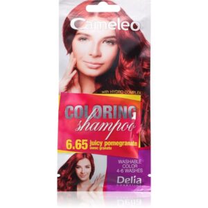 Delia Cosmetics Cameleo Coloring Shampoo șampon nuanțator pentru păr culoare 6.65 Juicy Pomegranate 40 ml-ro