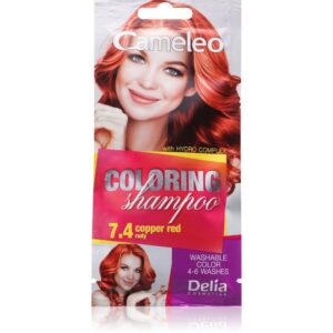 Delia Cosmetics Cameleo Coloring Shampoo șampon nuanțator pentru păr culoare 7.4 Copper Red 40 ml-Țena