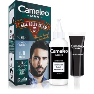 Delia Cosmetics Cameleo Men culoare par culoare 1.0 Black 30 ml-Țena