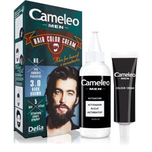 Delia Cosmetics Cameleo Men culoare par culoare 3.0 Dark Brown 30 ml-Țena