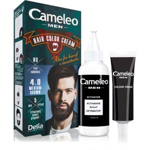Delia Cosmetics Cameleo Men culoare par culoare 4.0 Medium Brown 30 ml-Țena