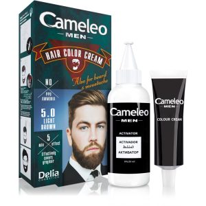 Delia Cosmetics Cameleo Men culoare par culoare 5.0 Light Brown 30 ml-Țena