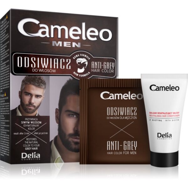 Delia Cosmetics Cameleo Men culoare par pentru barbati 2 buc-Țena