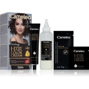 Delia Cosmetics Cameleo Omega Culoare permanenta pentru par culoare 3.3 Dark Chocolate Brown-Țena
